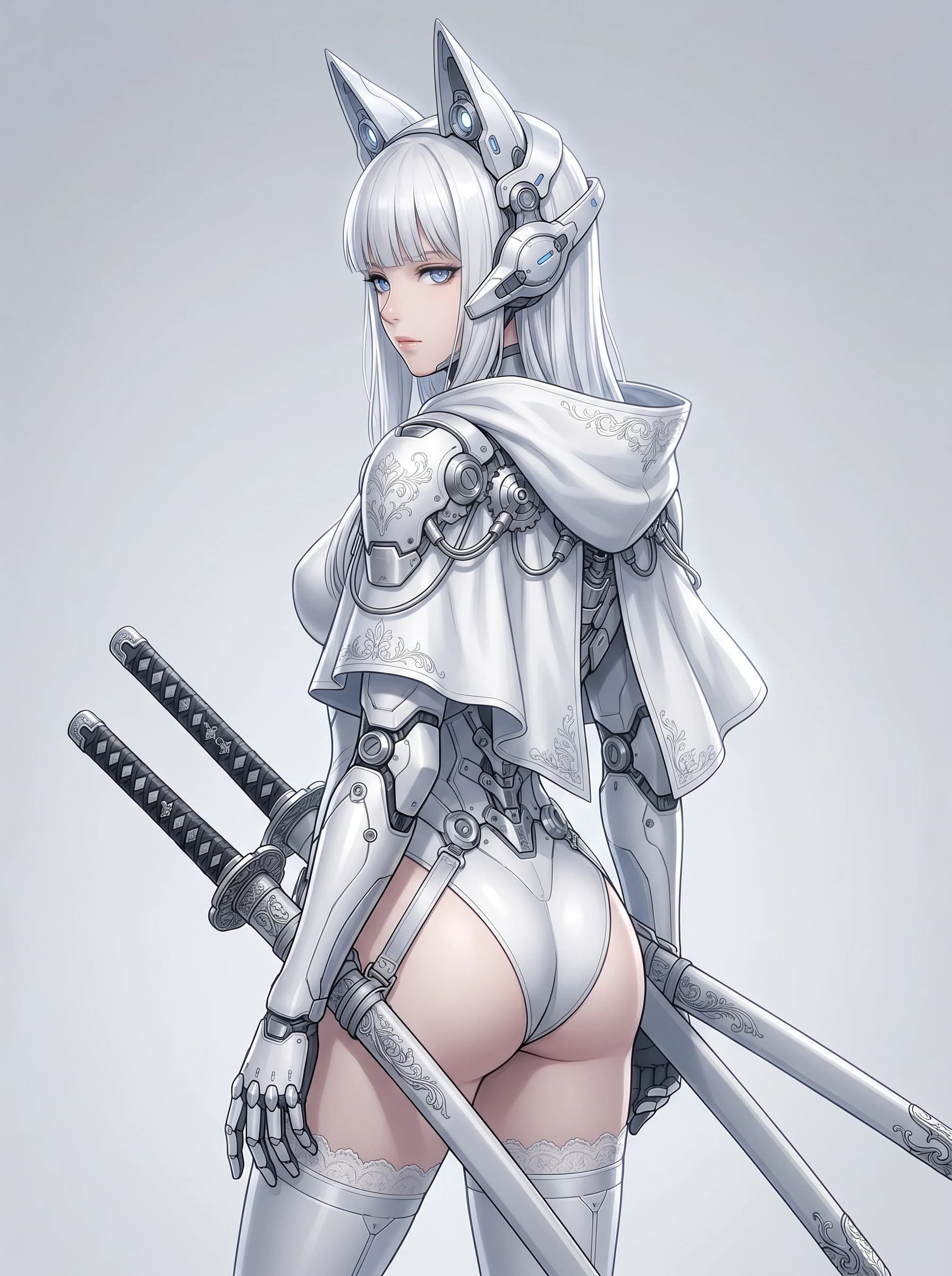 cyber samurai back